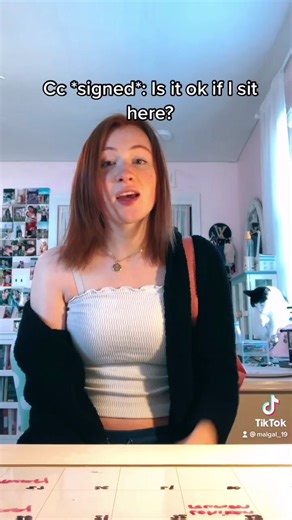 Reply to @thelesbianquaker #asl #signlanguage pov: you’re deaf and a classmate makes friends with you #foryou