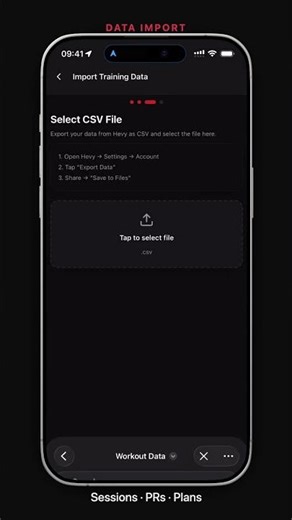 Switching from Hevy or Strong? Import EVERYTHING to GymPsycho 📥