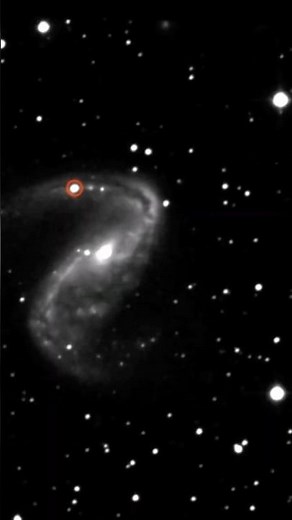 REAL Footage: A Supernova Caught on Camera for the First Time! #universe #supernova