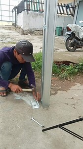 1M views · 7K reactions | how to install strong light steel canopy poles #constructiontips #tipstools #toolsbag #american #builder #americanbuilder | Tool Jack | Facebook