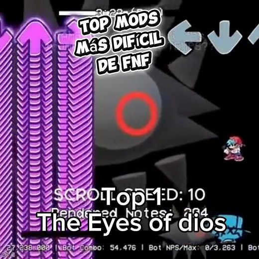 Top mods más difíciles de fnf #top #midesciocion