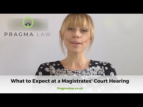 Magistrates' Court Hearings for Driving Offences - What to Expect at your First Hearing (Pre-Covid!)