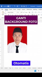 1.2M views · 12K reactions | Ganti Background Foto #word #msword #microsoftword #tutorialword #tutorialkomputer #belajarkomputer #tipsdantrik #trikword #tipsword #belajarmsword #trikkomputer #tioskomputer #excel #tutorialexcel #belajarmsworduntukpemula #viral #infonetworking #reels #viralreels #fbpro #halaman | Panglima Tutorial | Facebook