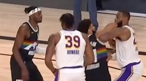 El codazo que estuvo a punto de dejar KO a LeBron James