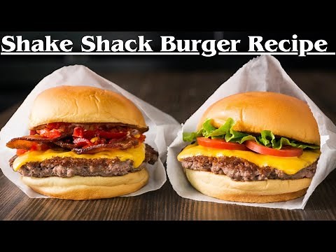 Shake Shack Burger Recipe | Copycat Shake Shack Burger | Shake Shack Burger | Restaurant Cafe