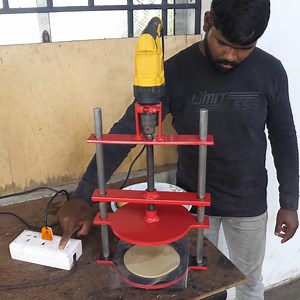 How To Make Roti Maker Machine Using Drill Machine Hello Everyone! Today I show you how to make a roti maker with drill machine at home. This diy chapati making machine is a electric powered machine so no physical effort is required to make chapati. By using this homemade roti maker machine chapati, roti, puri can be made very quickly because I used electric drill machine to power this diy chapati maker machine. This homemade electric roti maker machine can also be used for mass production of ch