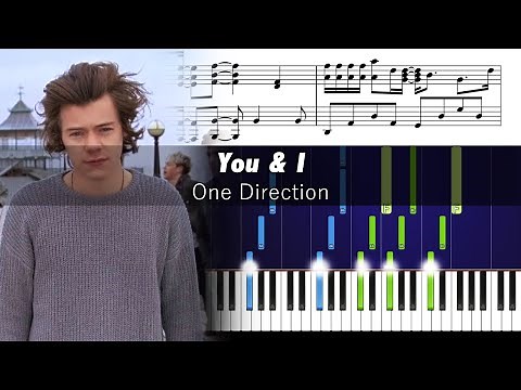 One Direction - You & I - Piano Tutorial with Sheet Music