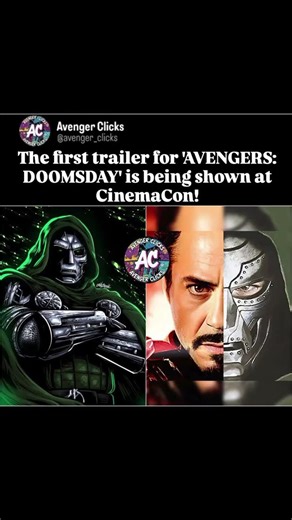 Avengers: Doomsday trailer reveals Doctor Doom and legacy X-Men return! 💥📽️ #MCU #marvel #daredevil