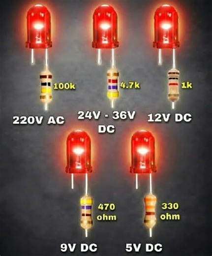 Resistor vs Voltage #trending #shorts #viralvideo #electronics #circuits #electrical #LED #resistor