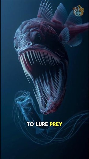 Dragonfish: The Invisible Monster of the Deep Sea! 😱🐟 #facts #animalshorts