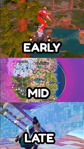 Fortnite Tricks For Every Zone - Learn Early, Mid & End Game 🧠 #fortnitetips