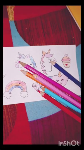 DIY unicorn stickers series 2 of 3 making unicorn craft supplies