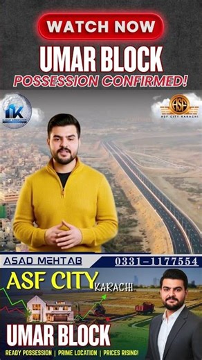 ASF City Karachi – Umar Block & Overseas Block Rapid Development Update! 🚀🏗️