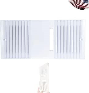 CA-90 Ductless Exhaust Fan, Louver/Grill For Bathroom Ventilation & Exhaust Fan Cover, Bathroom Ceiling Ductless Fan Louver/Grillt for Residential Remodel - White