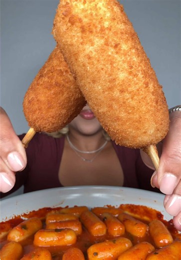Korean Street Food Crispy Panko Corn Dogs at Costco