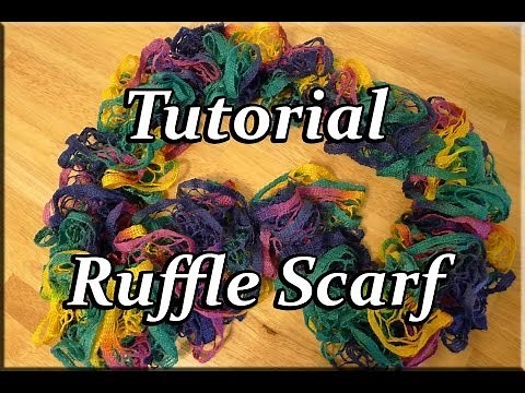 Knit Loom a Ruffle Scarf