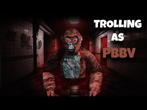 Trolling as PBBV in gorilla tag (made kids leave) | Gorilla Tag VR