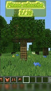 POV : Tree 🌴🎄 house in Minecraft #minecraft #gaming #shorts