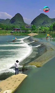 24K views · 1.1K reactions | trip on a bamboo raft down the Li River in China | Primitive Media | Facebook