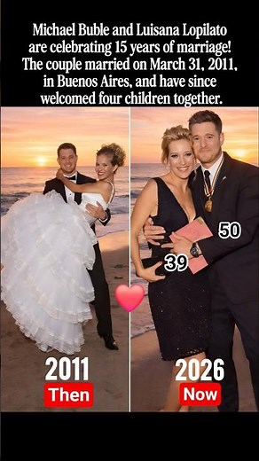 Michael Bublé and Luisana Lopilato have shared 15 beautiful years of marriage