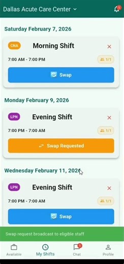 healthcare staffing scheduling software