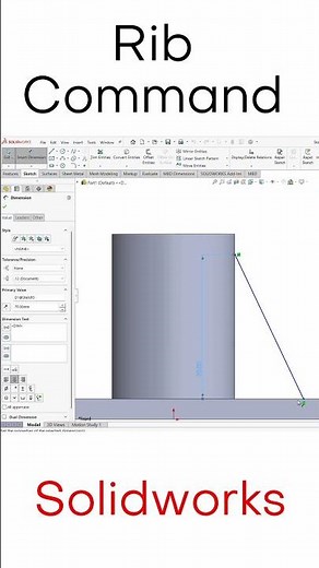 Rib command in Solidworks Tips And Tricks
