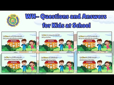 WH Questions for Kids | Who What When Where Why How | Speak & Listen Practice for School English