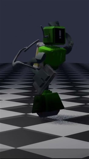 Robot test animation #robot #animation #blender #blender3d #loop
