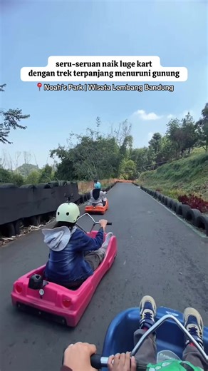 seru-seruan main wahana di Noah’s Park Lembang #noahparklembang #wisatalembang #lembangbandung #wisatakeluarga #rekomendasiwisata