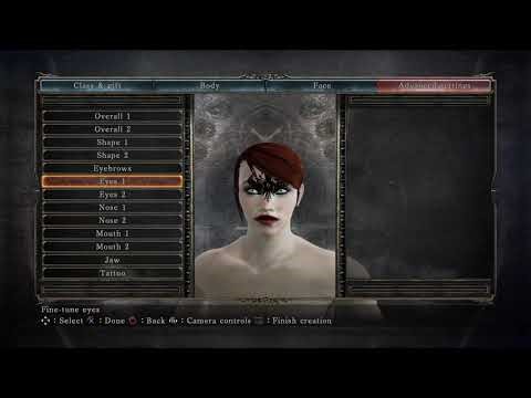 DARK SOULS 2 Sliders Vampire Female Character Creation