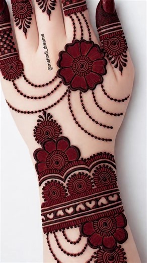 mehendi cone link 🔗 in discription Arabic mehndi design #backhandmehndi#mehnfi#design#new#easy