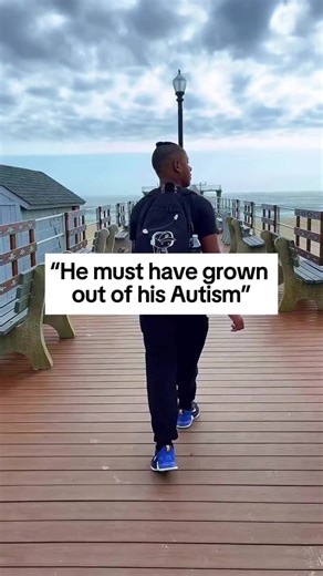 I actually get this comment a lot… We don’t “outgrow” Autism, but it can present itself differently at any time during the journey. Progression and regression are just two reasons. So let’s talk to people and learn about what Autism means to them and how it shows up in their lives. This is where better support and understanding come from ❤️ Some examples for Jaiden: ✅ Still doesn’t like the feeling of tags in his clothes ✅Still requires consistent redirection and help with focus multiple times t