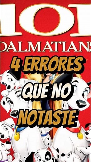 4 MISTAKES You Didn't Notice in 101 Dalmatians (Part 2) #shorts