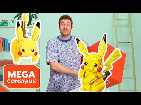 JUMBO PIKACHU *POSE CHALLENGE* | Build Beyond Challenges: Pokémon | Mega Construx
