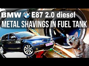 BMW E87 2.0 diesel | Cleaning Fuel Tank after | N47 High pressure pump failure [Part 2]