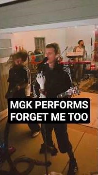 mgk - forget me too | Jeremy Scott x Adidas Party at Universal Studios Hollywood | July 17, 2025