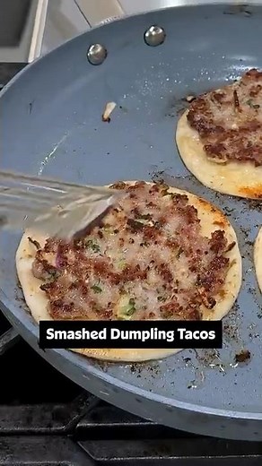 Smashed Dumpling Tacos Recipe