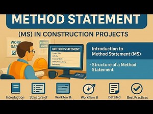 Method Statement in MEP Projects | Prepare, Structure, and Integrate with PMP & QA/QC Systems