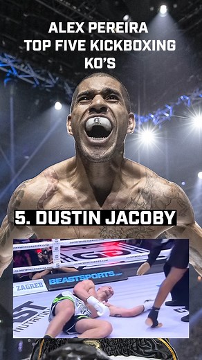 Alex Pereira's Top Five Kickboxing KO's 🥴 | GLORY Kickboxing
