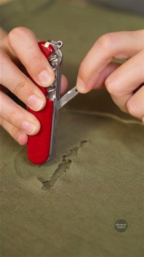 How to QUICKLY Fix a T-Shirt Hole in the Workshop! 👕🔧😱
