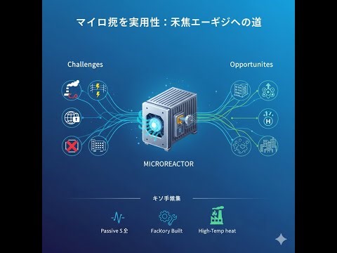 脱炭素・AI時代を担う「マイクロ炉」の真価と課題：小型化がもたらす革新的応用（データセンター・水素製造）