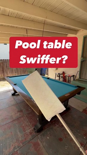 Swiffer > brush #8ballpool #cleaning #pooltable #foryoupage