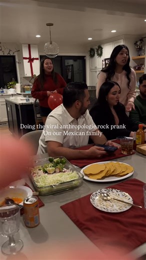 Gabriela Lopez|content creator on Instagram: "We did the viral Anthropologie rock prank @anthropologie #anthropologiehome"