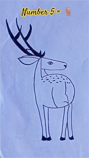 Learn How To Draw Easy Deer 🦌 Drawing Step By Step #deerdrawing #sketchmypassion #drawingtutorial
