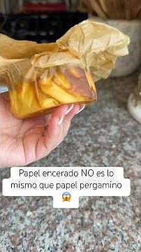 They're not the same 😳 parchment paper vs wax paper don't burn your recipe #subscribe #cookingcha...