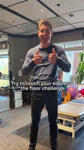 Touch the floor with your elbows challenge 👀🔥 Think you’ve got it? Give it a go and tag us! #mobilitychallenge #movementmatters #yyc #yycchiro #yycliving #chiropractic #chiro #yyclocal #yycnow #yyclife | The Calgary Centre for Health