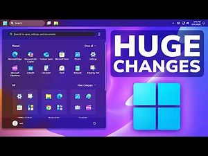 Huge Changes in Windows 11 - New Taskbar, Better Start and Explorer, Improved Performance, Updates