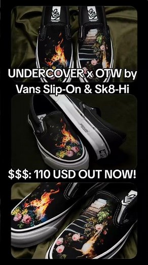 UNDERCOVER x OTW by Vans Slip-On & Sk8-Hi #vans #undercover