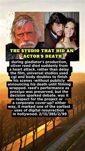 The Studio That Hid an Actor's Death: Oliver Reed (Gladiator). #hollywood #celebrity #story