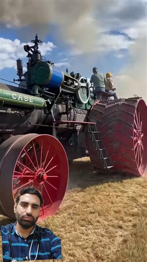 ploughing with Giant tractor #150case🚜#150 #case #steam #tractor #giant #farming #farmer #ploughing